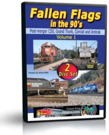 Fallen Flags In The 90s, Volume 1, Post-merger CSX, Grand Trunk, Conrail and Amtrak