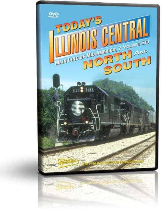 Today's Illinois Central, Main Line of Mid-America, North & South 2 DVD Set