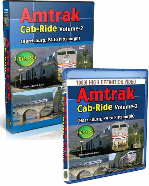 Amtrak’s Keystone Cab Ride, Harrisburg to Pittsburgh, 2 Discs ...